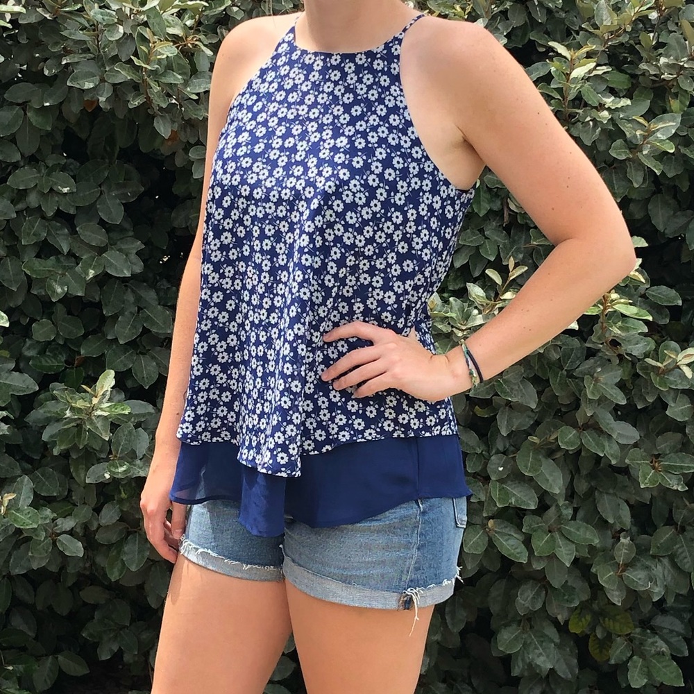 Charming Charlie’s Floral Blouse